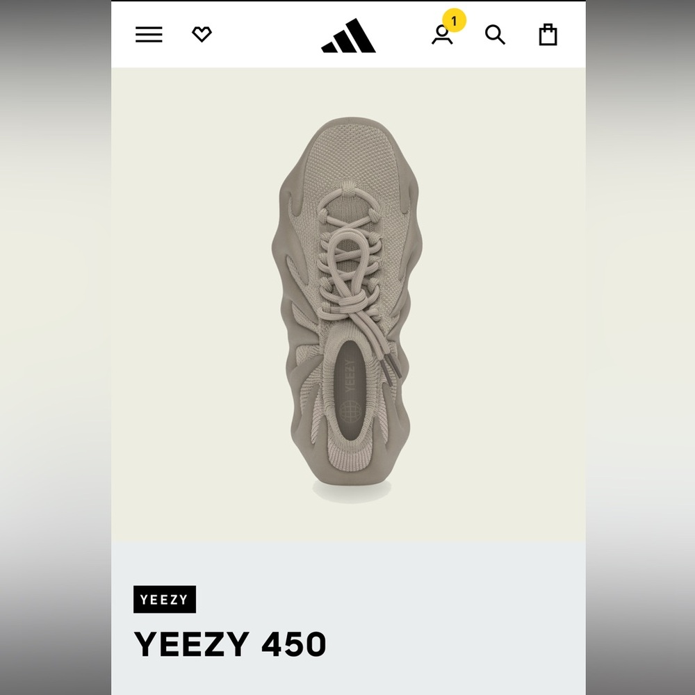 NWOT YEEZY 450 “ DESERT “ |  MENS 8.5 WMNS 9.5